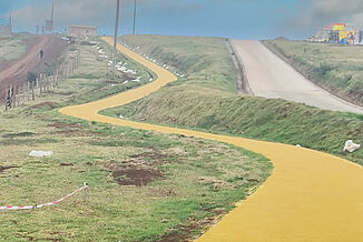 REGUPOL jogging track aus Kunststoff in Uganda