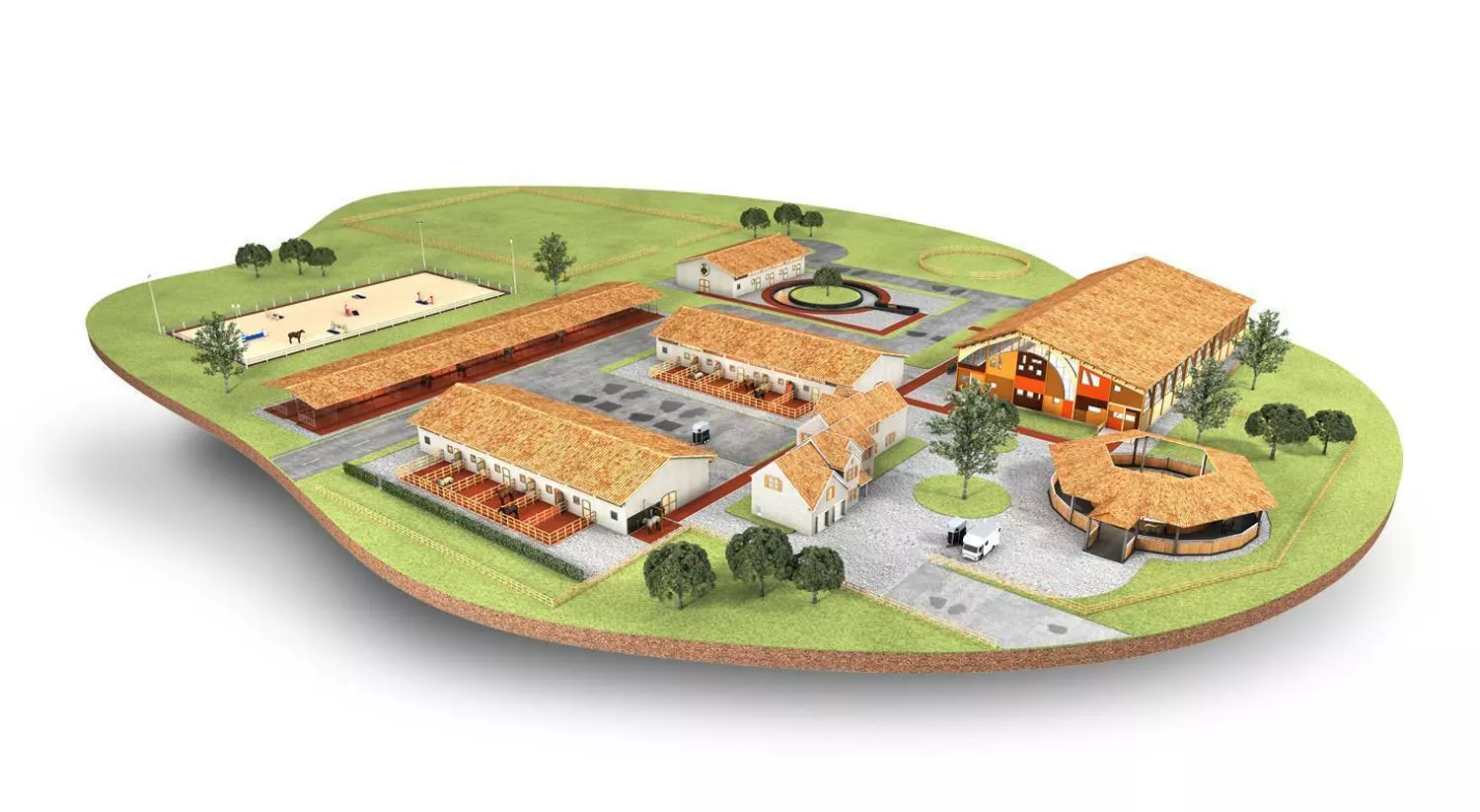 Böden im Pferdebetrieb